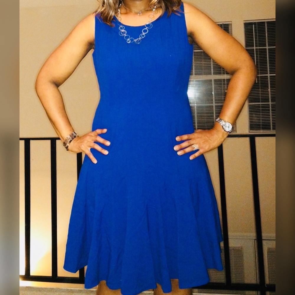 Calvin Klein Midi Dress in Purple 14